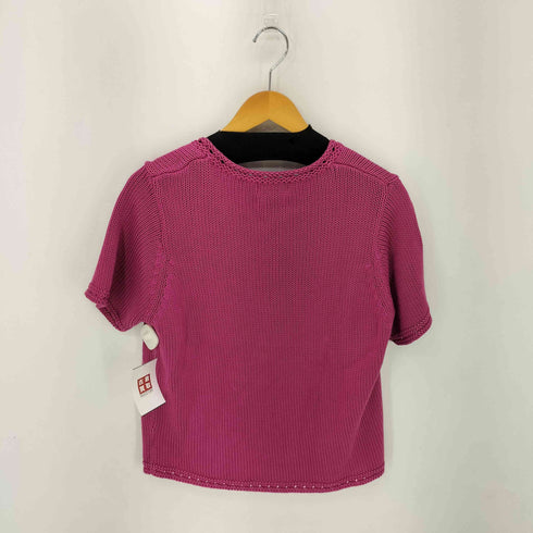 エルエルビーン L.L.Bean 90S コットンS/Sノーカラーカーディガン レディース LG