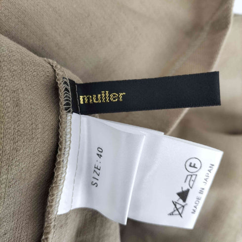 ミュラーオブヨシオクボ muller of yoshiokubo フリルデザインノースリーブワンピース レディース 40