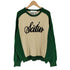 SATUR Retro Chain Embroidery Soft Knit メンズ