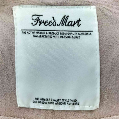 フリーズマート FREES MART フェイクレザーノーカラーコート レディース FREE