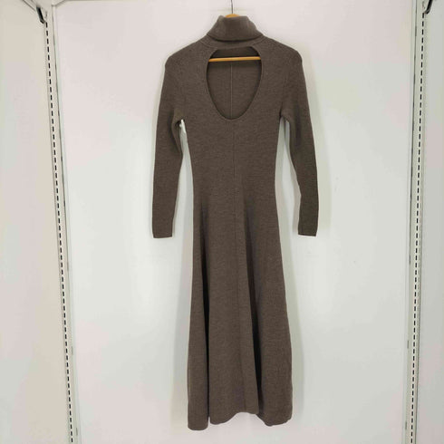 バナナリパブリック BANANA REPUBLIC バックオープン タートルネックニットワンピース レディース JPN:S