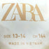ザラ ZARA オーバーサイズ ノーカラー キルティング 中綿ジャケット レディース 36