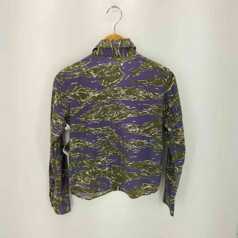 アニエスベースポーツ agnes b. SPORT MADE IN MOROCCO タイガーストライプジップシャツ レディース