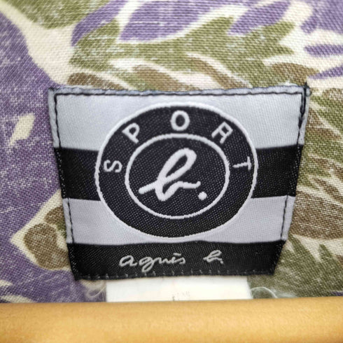 アニエスベースポーツ agnes b. SPORT MADE IN MOROCCO タイガーストライプジップシャツ レディース