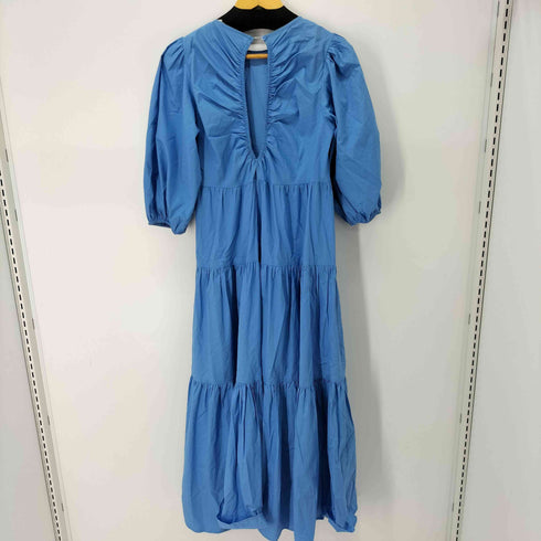 ザラ ZARA バックスリットパフスリーブティアードワンピース レディース JPN:S