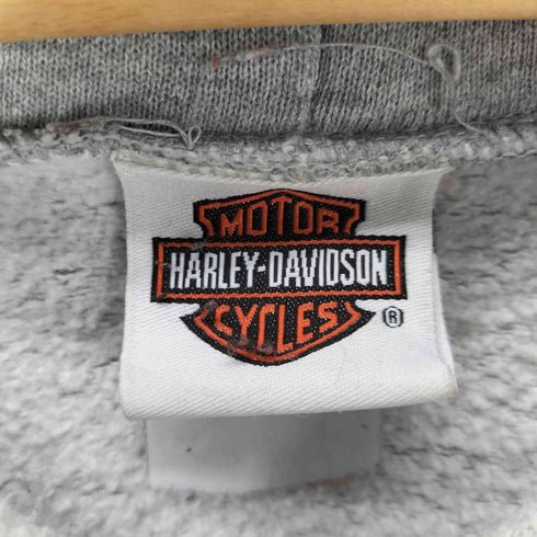 ハーレーダビッドソン HARLEY-DAVIDSON 90S プリント ダメージ プルオーバーパーカー メンズ
