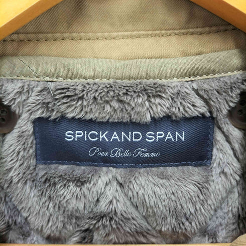 スピックアンドスパン Spick and Span ボアライナー付きフーデットジャケット レディース 38