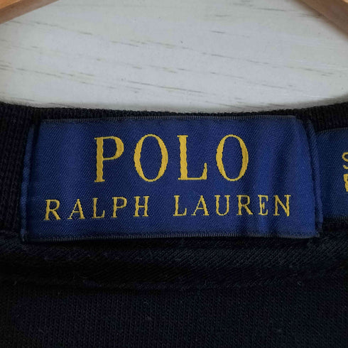 ポロラルフローレン POLO RALPH LAUREN エンブレム ビックポニー刺繍 3 ナンバリング 前V クルーネックスウェット トレーナー メンズ import:S