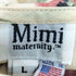 Mimi maternity USA製 フロントエンボス加工 シャツワンピース レディース import:L
