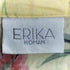 ERIKA WOMAN 花柄 コットンレーヨン オープンカラーシャツ レディース 1X
