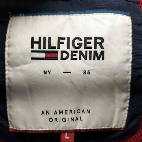 トミーヒルフィガーデニム TOMMY HILFIGER DENIM ワンポイントロゴ刺繍 ジップアップジャケット メンズ import:L