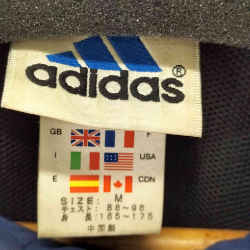 アディダス adidas 90S フロントロゴ刺繍 トラックジャケット メンズ import:M