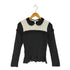 トゥービーシック TO BE CHIC フリルデザイン 丸襟 ニット レディース JPN:2