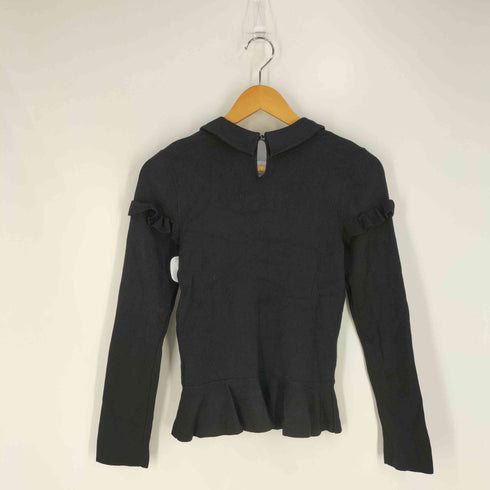 トゥービーシック TO BE CHIC フリルデザイン 丸襟 ニット レディース JPN:2