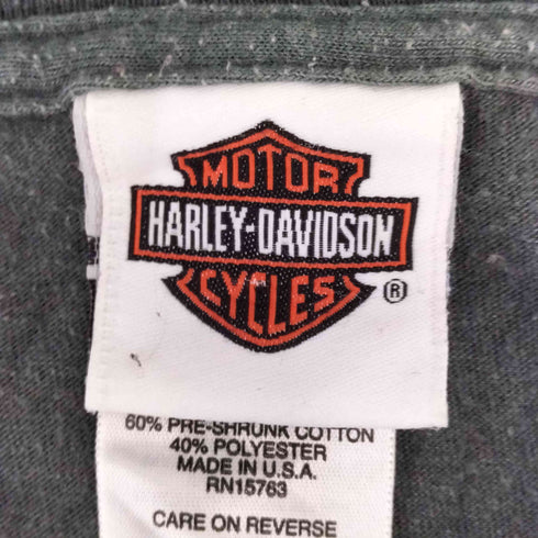 ハーレーダビッドソン HARLEY-DAVIDSON 80-90s USA製 プリントクルーネックTシャツ メンズ 2XL