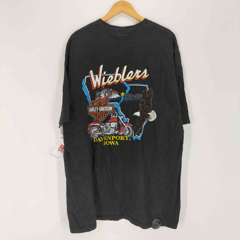 ハーレーダビッドソン HARLEY-DAVIDSON USA製 80-90s プリントクルーネックTシャツ メンズ 2XL