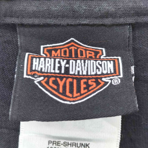 ハーレーダビッドソン HARLEY-DAVIDSON USA製 80-90s プリントクルーネックTシャツ メンズ 2XL