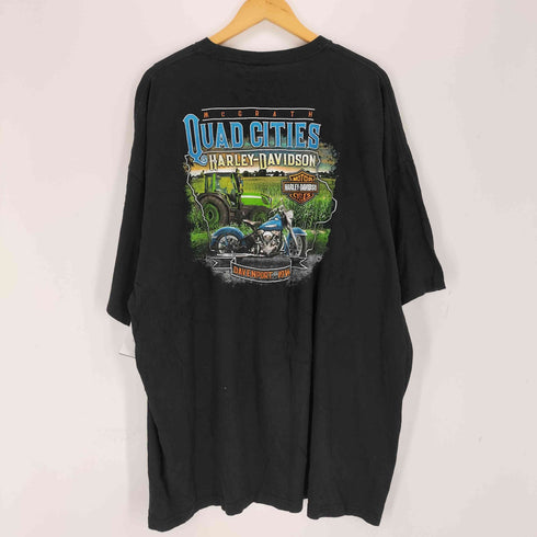 ハーレーダビッドソン HARLEY-DAVIDSON スカルプリントクルーネックTシャツ メンズ XXXL
