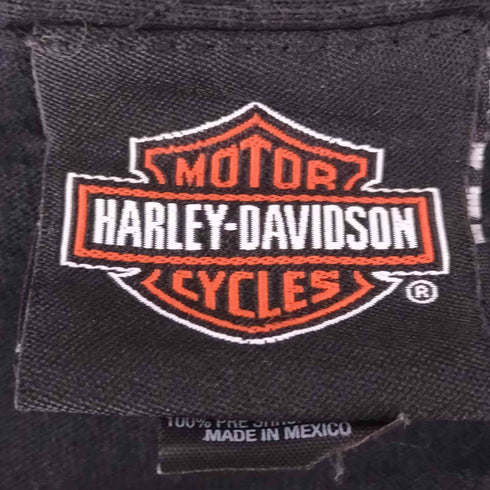 ハーレーダビッドソン HARLEY-DAVIDSON スカルプリントクルーネックTシャツ メンズ XXXL