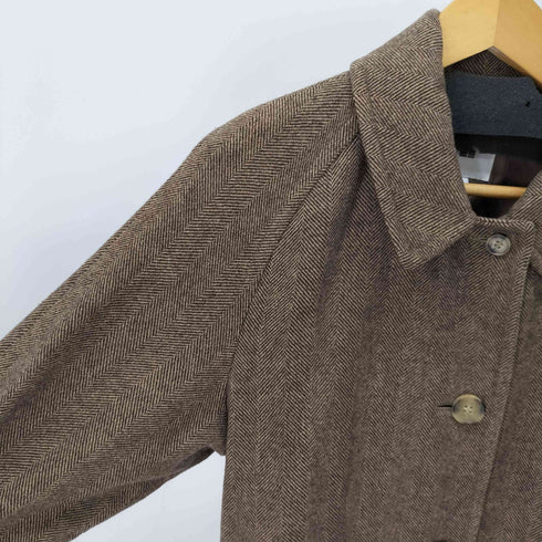 ユニクロ UNIQLO ヘリンボーンストライプロングコート メンズ JPN:M