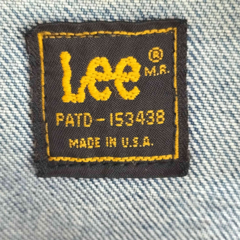 リー Lee 80-90S MADE IN USA デニムトラッカージャケット メンズ import:M