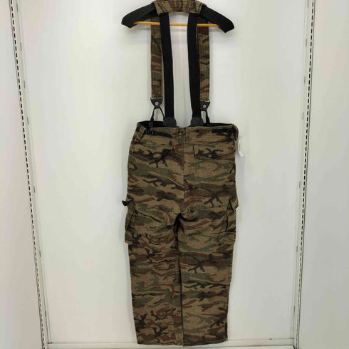 King of the mountain Sports MADE IN USA サスペンダー付き ウールカモカーゴパンツ メンズ