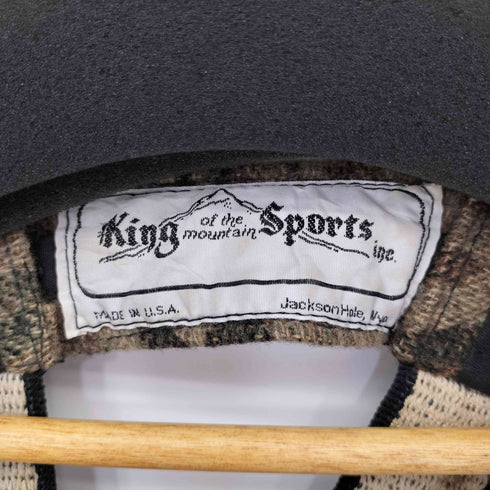 King of the mountain Sports MADE IN USA サスペンダー付き ウールカモカーゴパンツ メンズ