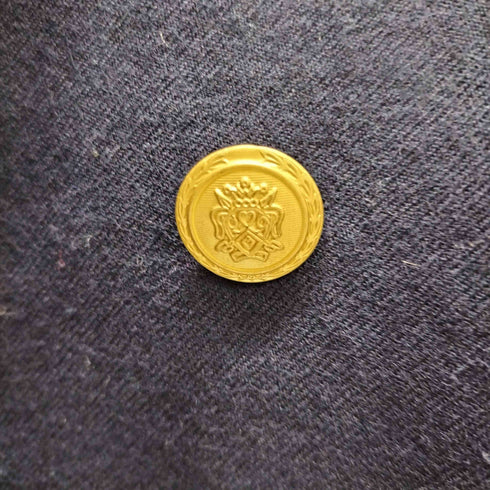 金ボタン ウールダブル紺ブレ メンズ import:M