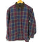 チャップスラルフローレン CHAPS RALPH LAUREN 80S 襟コーデュロイ チェックネルシャツ メンズ import:L