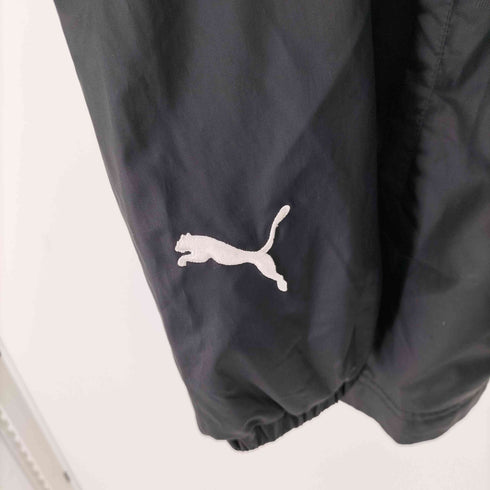 プーマ PUMA フロントロゴ刺繍 裏地フリース ジップアップジャケット メンズ import:M