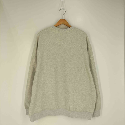 SIDEWAYSTANCE ワンポイントベア刺繍 クルーネック スウェット メンズ JPN:XL