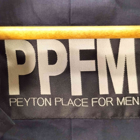 ピーピーエフエム PPFM スナップボタンロングコート メンズ