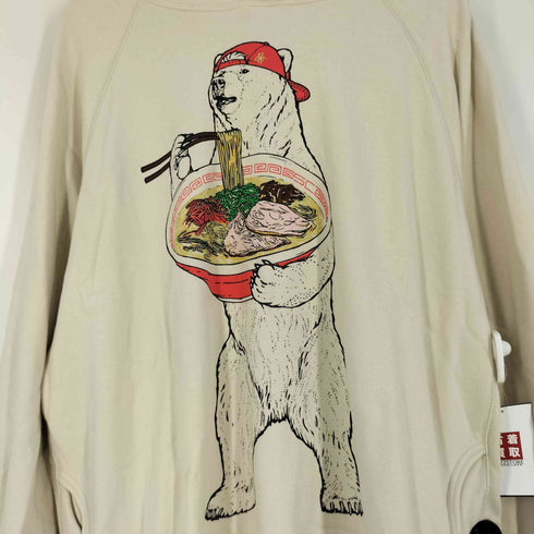 ゴースローキャラバン go slow caravan 紡糸裏毛 豚骨ラーメンクマプルパーカー メンズ JPN:5