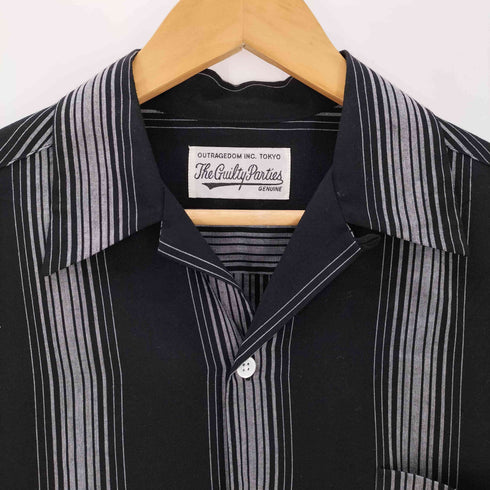 ワコマリア WACKO MARIA 23SS STRIPED OPEN COLLAR SHIRT L/S (TYPE-1) メンズ JPN:S