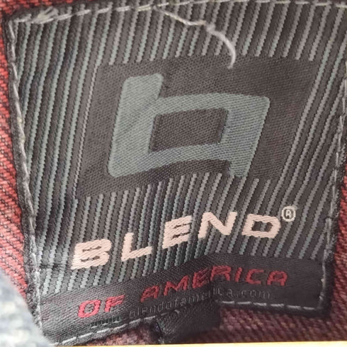 BLEND フロントバックポケットデザイン デニムトラッカージャケット メンズ import:M