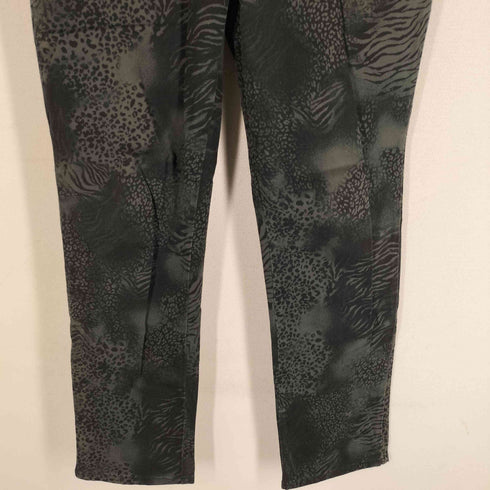 gloria vanderbilt amanda レオパード柄スリムパンツ レディース 10