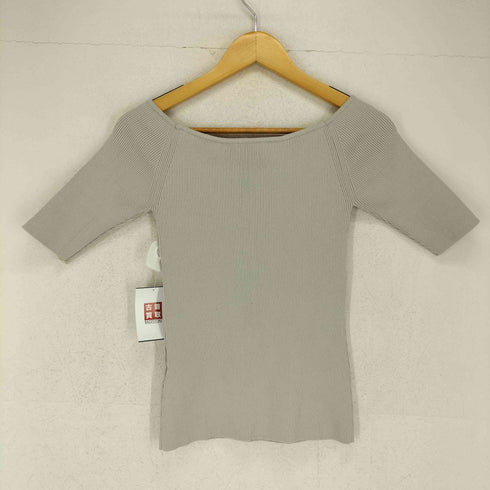 アンクレイヴ uncrave ドライタッチ ニット オフショル トップス レディース JPN:1