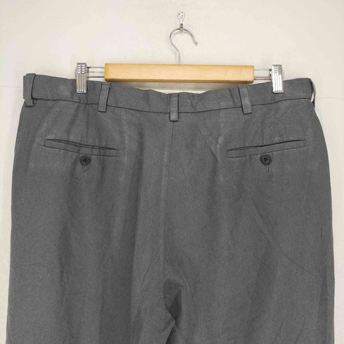ハガークロージング HAGGAR TALONジッパー ノータックスラックス メンズ 38×30