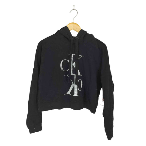 カルバンクラインジーンズ Calvin Klein Jeans ロゴプリントプルオーバーパーカー レディース JPN:M