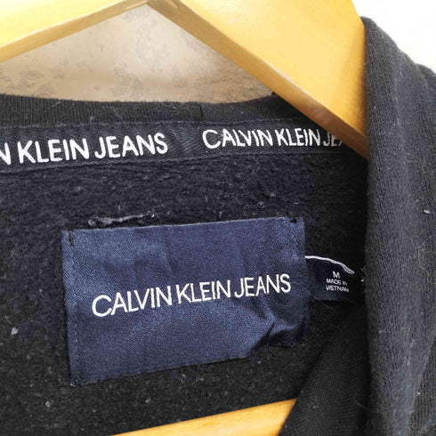 カルバンクラインジーンズ Calvin Klein Jeans ロゴプリントプルオーバーパーカー レディース JPN:M