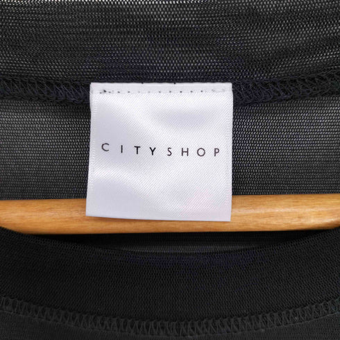 シティショップ CITYSHOP 22SS ナイロンレースブラウス レディース ONE SIZE