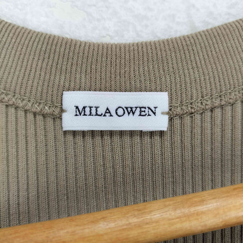 ミラオーウェン Mila Owen 前後2wayスクエアネックタンクトップス レディース JPN:0