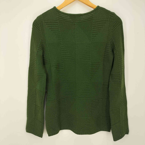 サルヴァトーレフェラガモ Salvatore Ferragamo 80〜90s イタリア製クルーネックウールニット レディース import:S