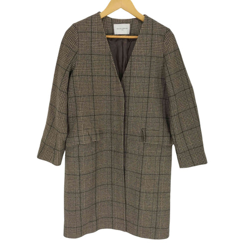 ユナイテッドアローズ UNITED ARROWS Vネックノーカラーコート レディース JPN:36