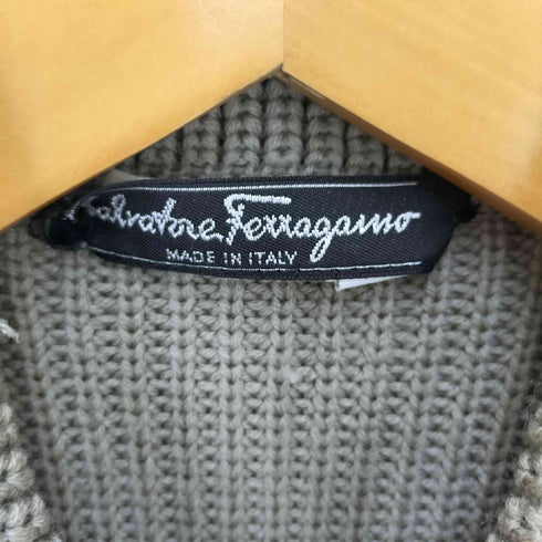 サルヴァトーレフェラガモ Salvatore Ferragamo イタリア製 襟付きカーディガン レディース JPN:S
