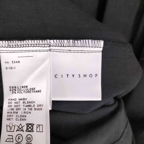 シティショップ CITYSHOP 23SS LINEN MIX MAXI DRESS レディース JPN:36