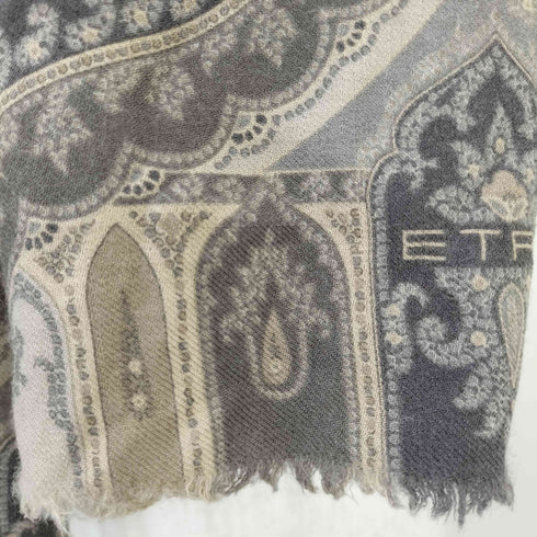 エトロ ETRO シルク混ペイズリーショール レディース