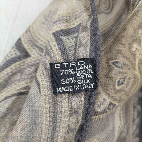 エトロ ETRO シルク混ペイズリーショール レディース