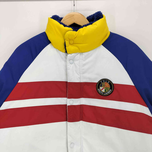 ポロバイラルフローレン Polo by RALPH LAUREN Reversible Stripe Down Bomber Jacket メンズ JPN:S