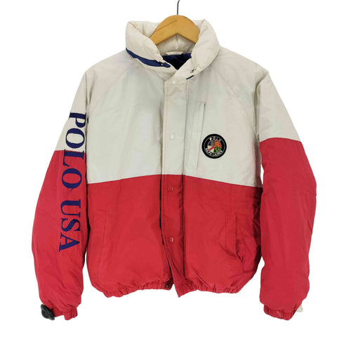 ラルフローレン RALPH LAUREN 90s 香港製 ワッペンダウンジャケット メンズ JPN:S